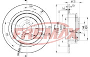 BD-2670 Brzdový kotouč Premium Black High Carbon + FREMAX