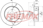 BD-2790 Brzdový kotouč Premium Black High Carbon + FREMAX