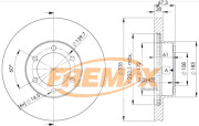 BD-2918 Brzdový kotouč Premium Black High Carbon + FREMAX