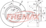 BD-3053 Brzdový kotouč Premium Black High Carbon + FREMAX