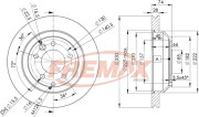 BD-3328 Brzdový kotouč Premium Black High Carbon + FREMAX