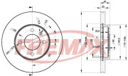 BD-3790 Brzdový kotouč Premium Black High Carbon + FREMAX