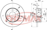 BD-4012 Brzdový kotouč Premium Black High Carbon + FREMAX