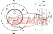 BD-4013 Brzdový kotouč Premium Black High Carbon + FREMAX