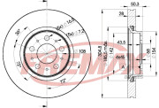 BD-4045 Brzdový kotouč Premium Black High Carbon + FREMAX