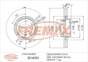 BD-4085 Brzdový kotouč Premium Black High Carbon + FREMAX