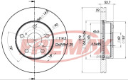 BD-4407 Brzdový kotouč Premium Black High Carbon + FREMAX