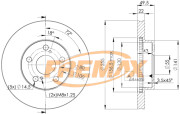 BD-4413 Brzdový kotouč Premium Black High Carbon + FREMAX