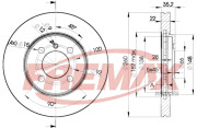 BD-4749 Brzdový kotouč Premium Black High Carbon + FREMAX