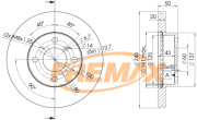 BD-4801 Brzdový kotouč Premium Black High Carbon + FREMAX