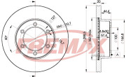 BD-5190 Brzdový kotouč Premium Black High Carbon + FREMAX