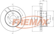 BD-5396 Brzdový kotouč Premium Black High Carbon + FREMAX