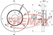 BD-5402 Brzdový kotouč Premium Black High Carbon + FREMAX