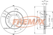 BD-6010 Brzdový kotouč Premium Black High Carbon + FREMAX