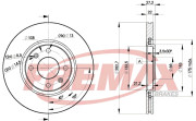 BD-7810 Brzdový kotouč Premium Black High Carbon + FREMAX