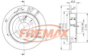 BD-8571 Brzdový kotouč Premium Black High Carbon + FREMAX