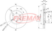 BD-8678 Brzdový kotouč Premium Black High Carbon + FREMAX