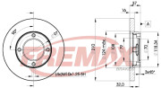 BD-8702 Brzdový kotouč Premium Black High Carbon + FREMAX