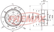 BD-9105 Brzdový kotouč Premium Black High Carbon + FREMAX