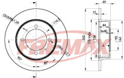 BD-9283 Brzdový kotouč Premium Black High Carbon + FREMAX