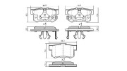 FBP-0860 Sada brzdových destiček, kotoučová brzda FREMAX