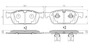 FBP-1891 Sada brzdových destiček, kotoučová brzda FREMAX