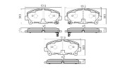 FBP-1962 Sada brzdových destiček, kotoučová brzda FREMAX