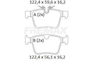 FBP-2617 Sada brzdových destiček, kotoučová brzda FREMAX