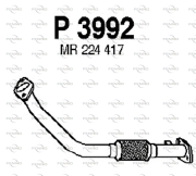 P3992 Výfuková trubka FENNO