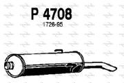 P4708 Zadní tlumič výfuku FENNO