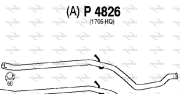 P4826 Výfuková trubka FENNO