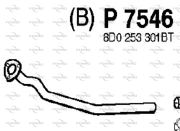 P7546 Výfuková trubka FENNO