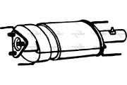 P9901DPF Filtr pevnych castic, vyfukovy system FENNO