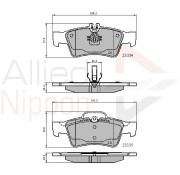 ADB01118 Sada brzdových destiček, kotoučová brzda ANL Braking COMLINE