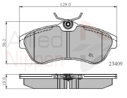 ADB01146 Sada brzdových destiček, kotoučová brzda ANL Braking COMLINE