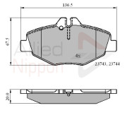 ADB01209 Sada brzdových destiček, kotoučová brzda ANL Braking COMLINE