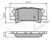 ADB01279 Sada brzdových destiček, kotoučová brzda ANL Braking COMLINE