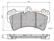 ADB01315 Sada brzdových destiček, kotoučová brzda ANL Braking COMLINE