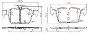 ADB02157 Sada brzdových destiček, kotoučová brzda ANL Braking COMLINE