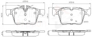 ADB02345 Sada brzdových destiček, kotoučová brzda ANL Braking COMLINE