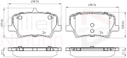 ADB02393 Sada brzdových destiček, kotoučová brzda ANL Braking COMLINE