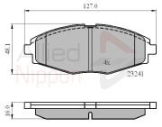 ADB0486 Sada brzdových destiček, kotoučová brzda ANL Braking COMLINE