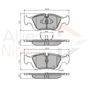 ADB0513 Sada brzdových destiček, kotoučová brzda ANL Braking COMLINE
