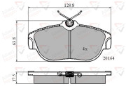 ADB0590 Sada brzdových destiček, kotoučová brzda ANL Braking COMLINE