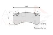 ADB06109 Sada brzdových destiček, kotoučová brzda ANL Braking COMLINE