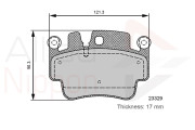 ADB06131 Sada brzdových destiček, kotoučová brzda ANL Braking COMLINE