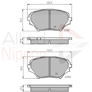 ADB0944 Sada brzdových destiček, kotoučová brzda ANL Braking COMLINE