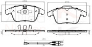 ADB22002 Sada brzdových destiček, kotoučová brzda ANL Braking COMLINE