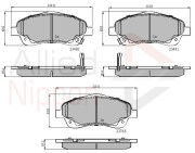 ADB31140 Sada brzdových destiček, kotoučová brzda ANL Braking COMLINE