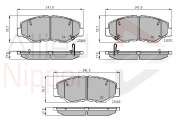 ADB31194 Sada brzdových destiček, kotoučová brzda ANL Braking COMLINE